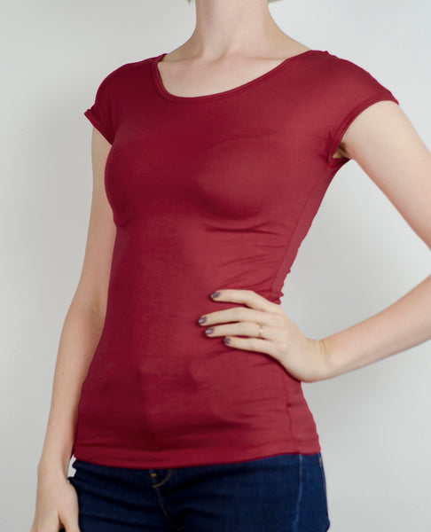Cap Sleeve- Red Spice --- Clearance